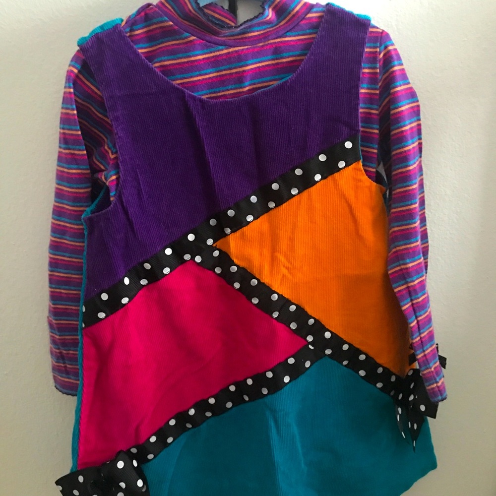 4T Bonnie Jean 2 piece top and jumper/dress